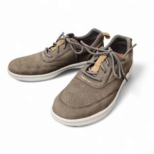 SPERRY Gamefish CVO Men’s Boat Shoes – Grey Nubuck Leather, Size 8